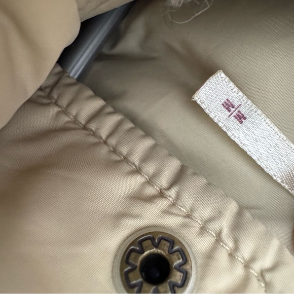 Free people vest knit cream beige and red winter theme knitted crochet - Picture 9 of 10